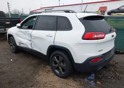 2016 Jeep Cherokee 75Th Anniversary z USA, uszkodzony, nr VIN 1C4PJMCB1GW270586